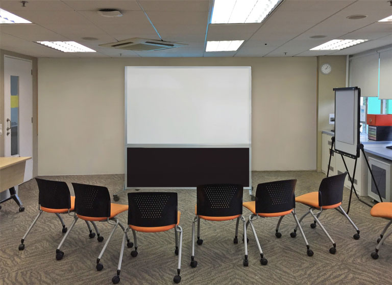 portable whiteboard partition