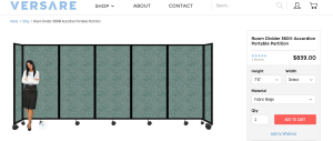 animated portable partition