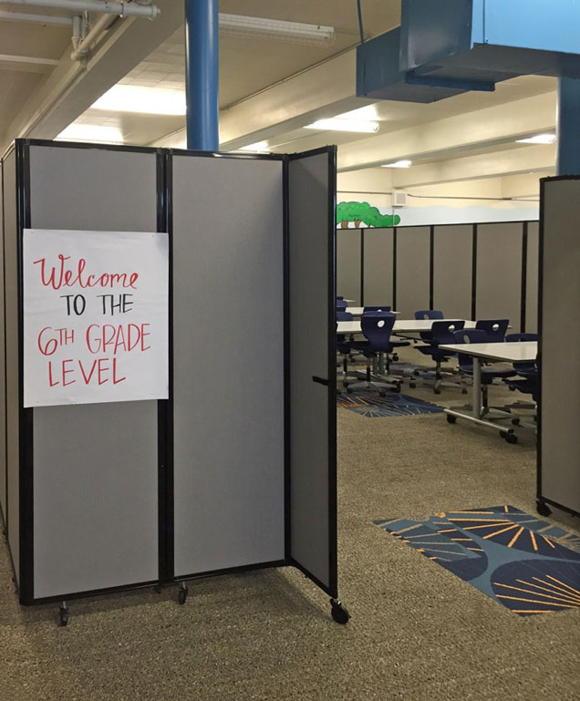 school classroom partitions