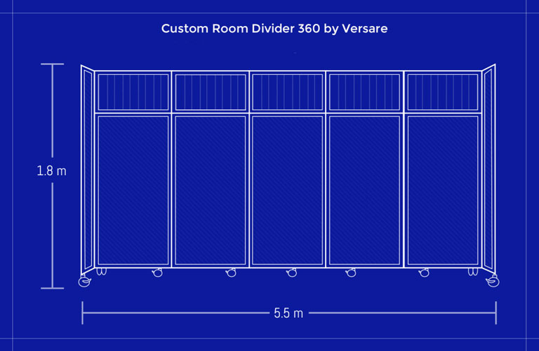 custom mosque room divider