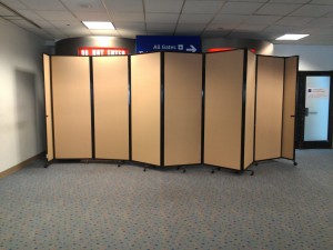 room dividers airport