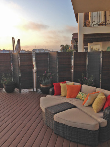 outdoor partitions wicker