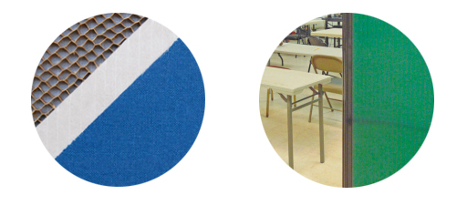 sound-dampening partition materials