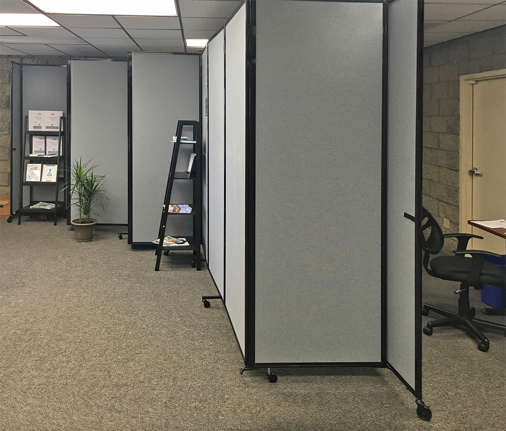 Portable office partitions